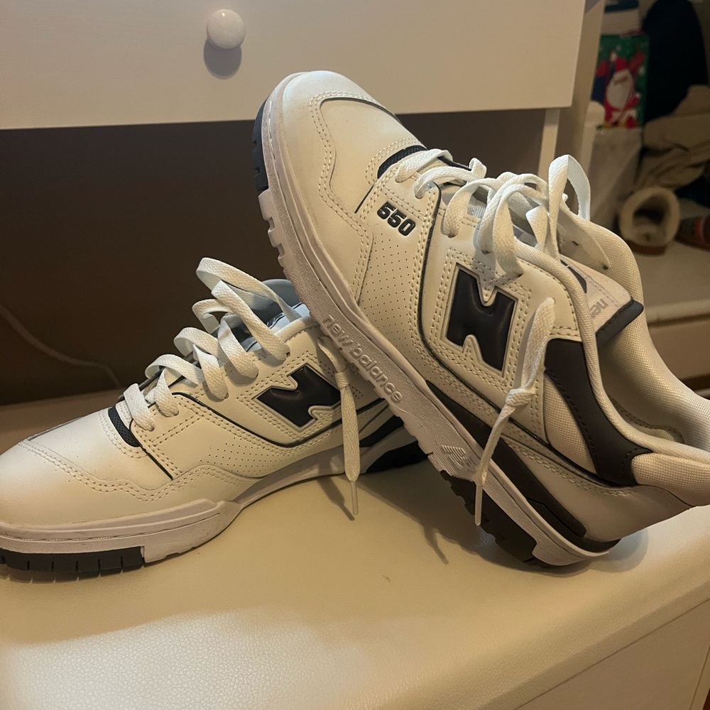 White and Black Sneakers